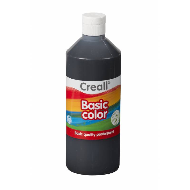 Creall Poster Color Basic Color 500 ml 20 black CRL-30080