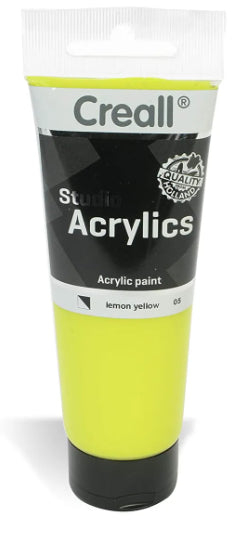 Creall ACRYLICS STUDIO tube 120ml 05 lemon Yellow CRL-33705