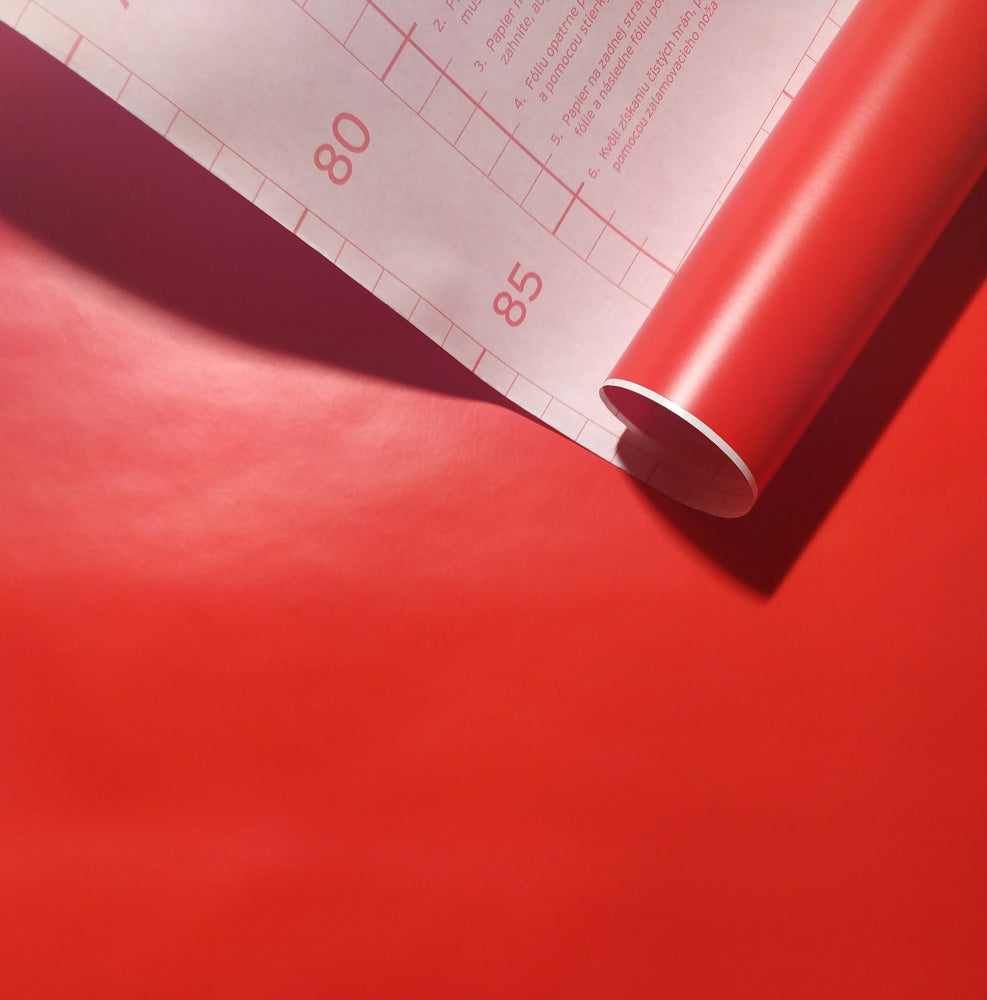 DC Fix, Plain Mat 45cmx15m Red DC-200-1268