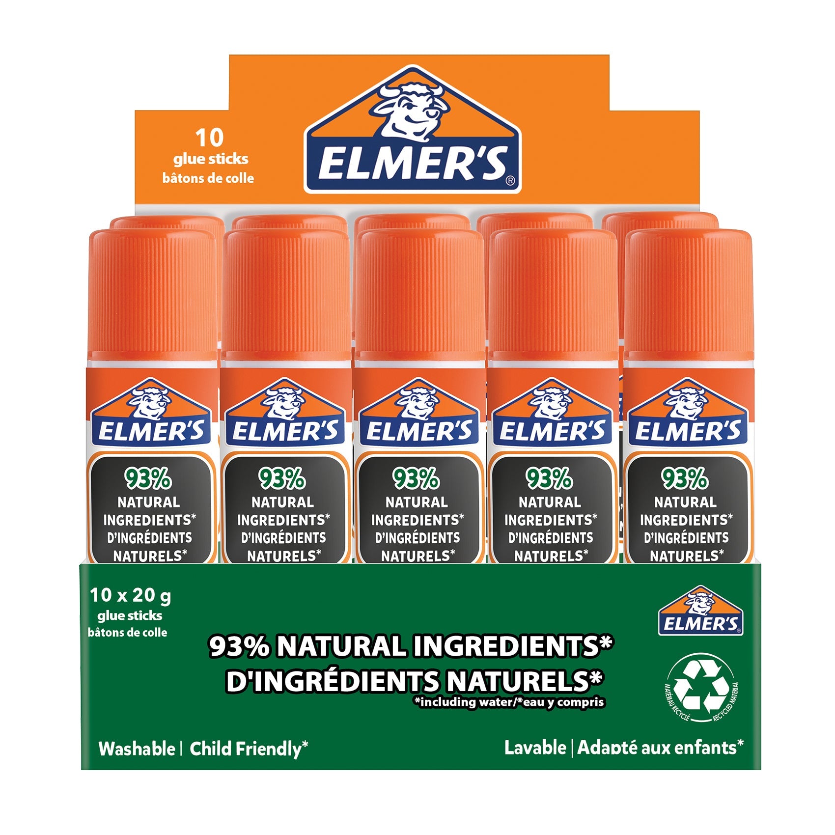 Elmer\\\'s Glue Stick 20gm Bx=10Pcs EM-2143887