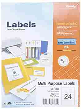 Label 2400 64.6x33.8mm Packet 100 FT-GS-1024