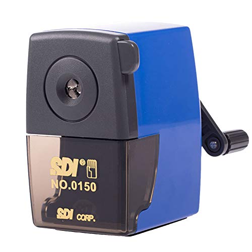 Hand, Pencil sharpener with clamp Blue No. 0150BE