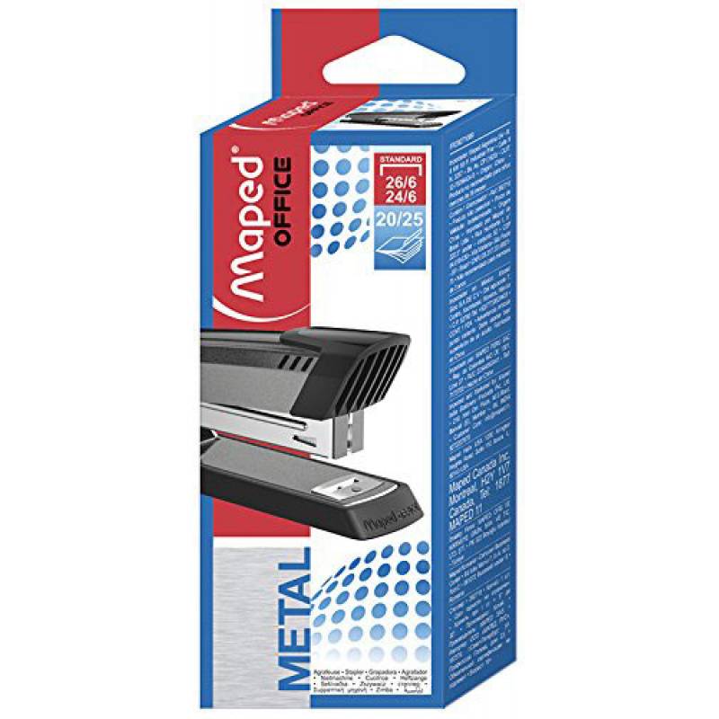 Maped Stapler 26/6 Metal Half Box MD-392710