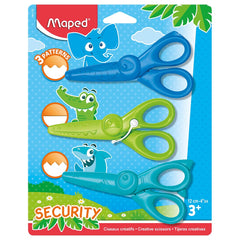 Maped Scissor 12Cm Kiddi Craft Bls 3 Pcs MD-981727