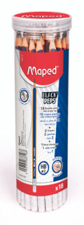 Maped Blackpeps Tube 18 Pcs And 1Sharpner And 1Eraser MD-983716