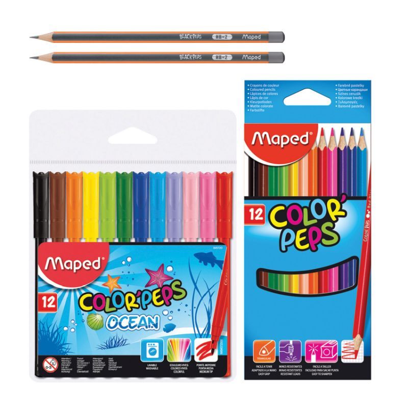 Maped Color Peps12 And Felt Imagine 12Cl MDP-VP-076