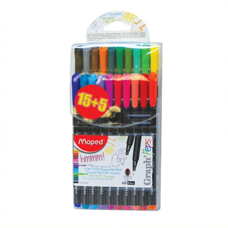 Maped Graph Peps Fineliner Deco 15 And 5 MD-749052