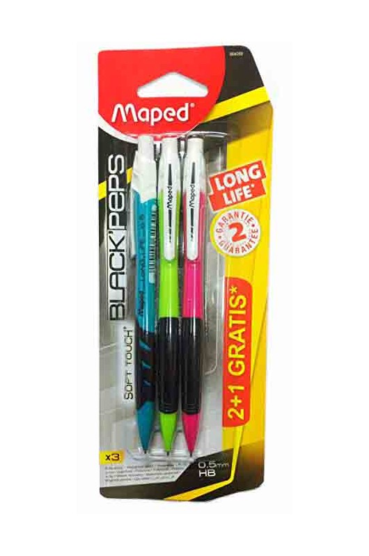 Maped Mechanical Pencil 0.5 Blackpeps Reload Dsp 24 MD-560040