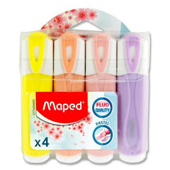 Maped Highlighter Fluopeps Pastel Packet 4 Colors MD-742546