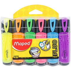 Maped Fluo Peps Classic Packet X 6 Classic Colors MD-742557
