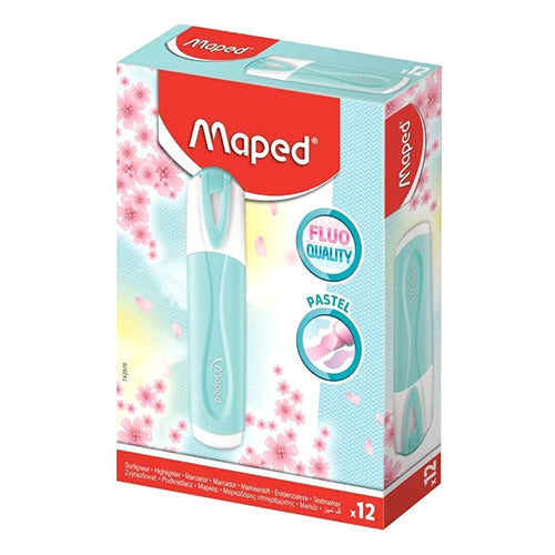 Maped Highlighter Pastel Blue Box 12 Pcs MD-742570