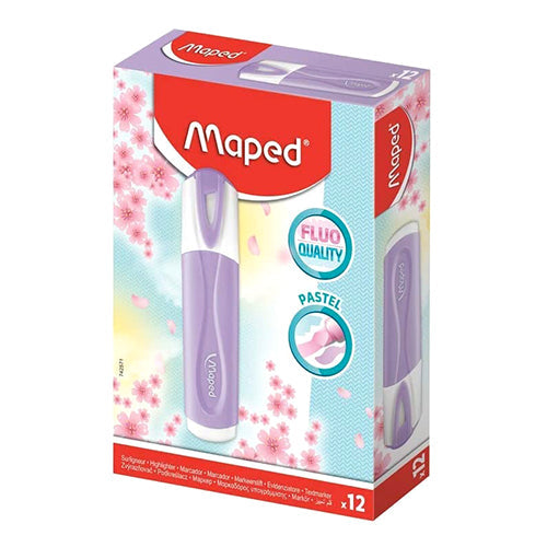 Maped Highlighter Pastel Purple Box 12 Pcs MD-742571