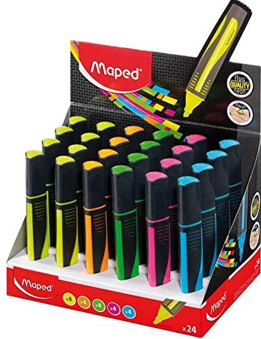 Maped Highlighter Fluopeps Max  Dsp 24 Colors MD-742937-N