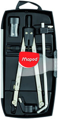 Maped Metal Compass Bow Giant 4 Pc Set W/Ext MD-028025