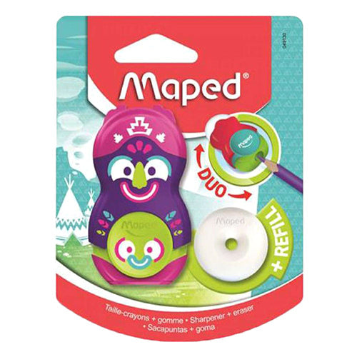 Maped Loopy 1 - Hole Sharpner And Eraser Tantem Bls 1 Pc MD-049130
