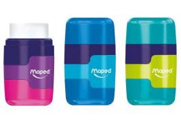 Maped Connect 2 - Hole Sharpner-Eraser Soft Touch Dsp 20 Pc MD-049221