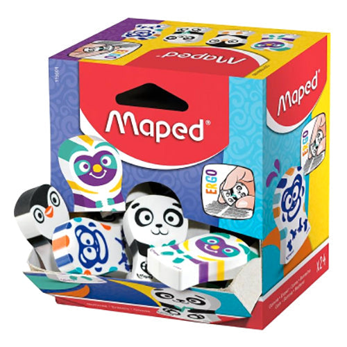 Maped Eraser Ergo Fun Box 24 Pcs MD-119001