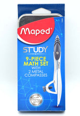 Maped Metal Set Study Geometry 9 Pc Set MD-119459