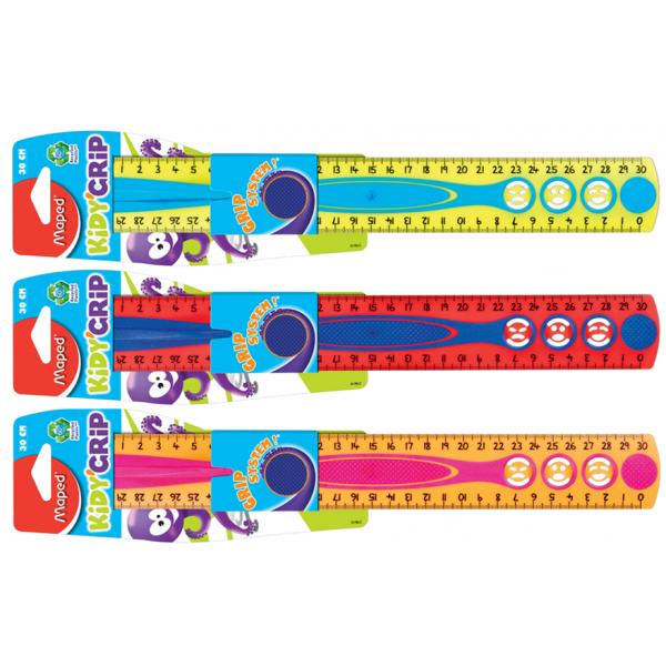 Maped Ruler 30Cm/In Kidy-Grip MD-278611