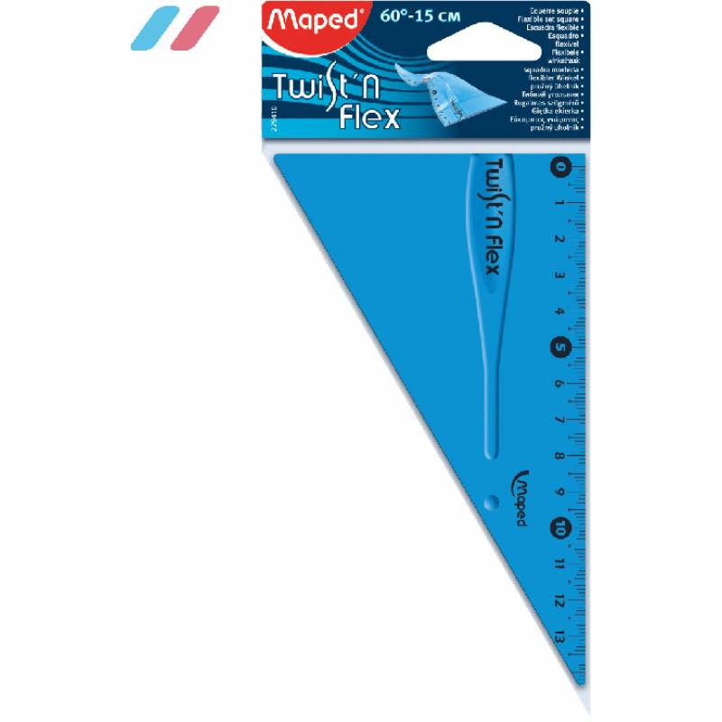 Maped Ruler 15Cm Twist N Flex Stsqr MD-279410