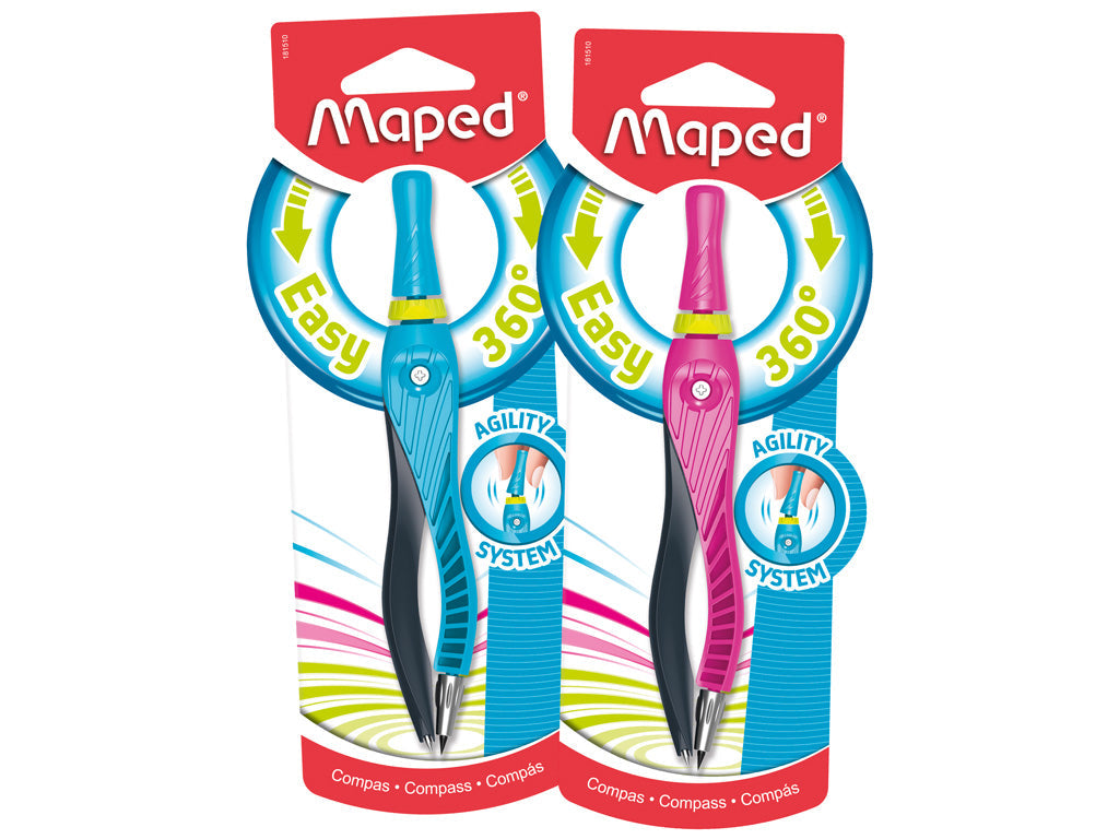 Maped Metal Compass Assorted Kids 360 Bls MD-181610