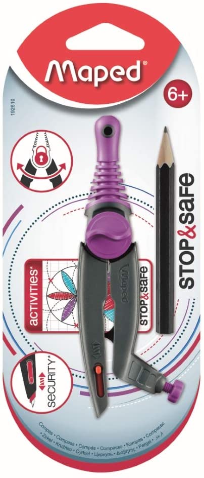 Maped Metal Compass Stop And Safe Lead Bls MD-192510