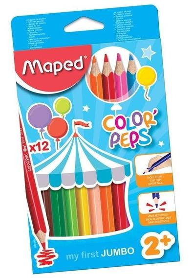 Maped Color Peps Jumbo 12 Colors Set MD-834010