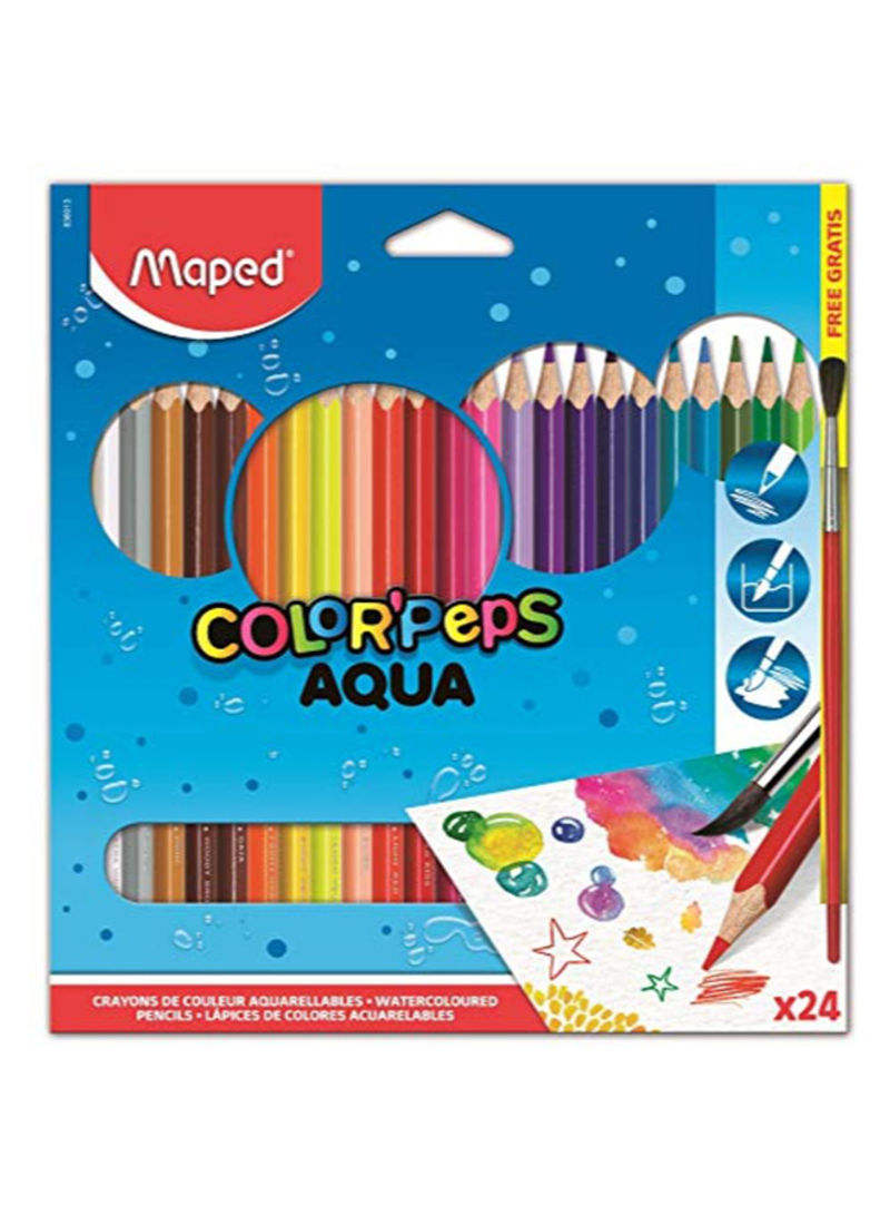 Maped Color Peps Aqua Pencils 24 Colors MD-836013