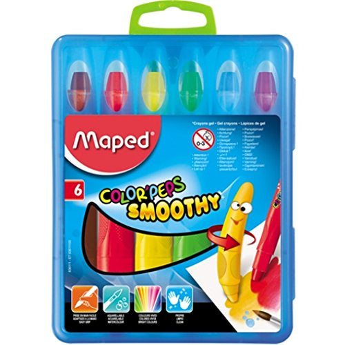 Maped Color Peps Smoothy Crayons 6 Colors MD-836111