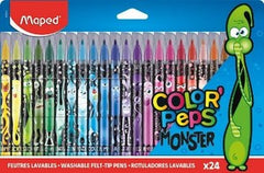 Maped Color Peps Felttip Monster 24 Colors MD-845401