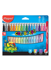 Maped Color Peps Felttip Jungle18 Colors MD-845421
