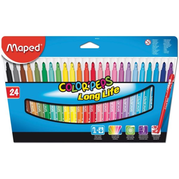 Maped Color Peps Felttip Ocean 24 Colors MD-845722