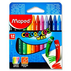 Maped Color Peps Wax Crayons Maxi 12 MD-861311