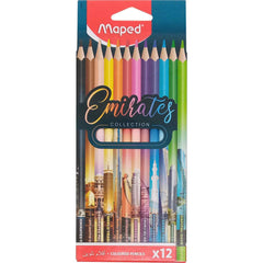 Maped Emirates Coloring Pencil Set 12 Colors MD-862200