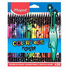 Maped Colors Pencils Black Monster 24 Colors MD-862624