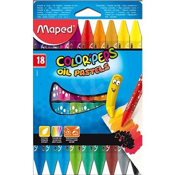 Maped Color Peps Oil Pastels 18 Colors MD-864011