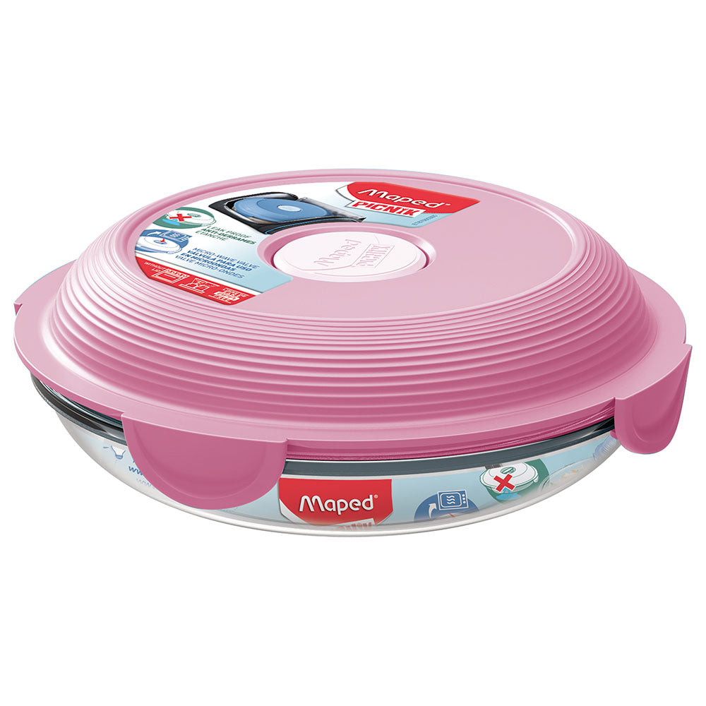 Maped Picnik Adult Lunch Box Glass Tender Rose MD-870601