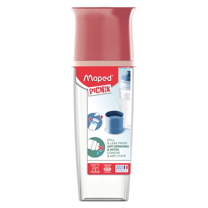 Maped Picnik Adult Water Bottle 500Ml Brick Red MD-871802