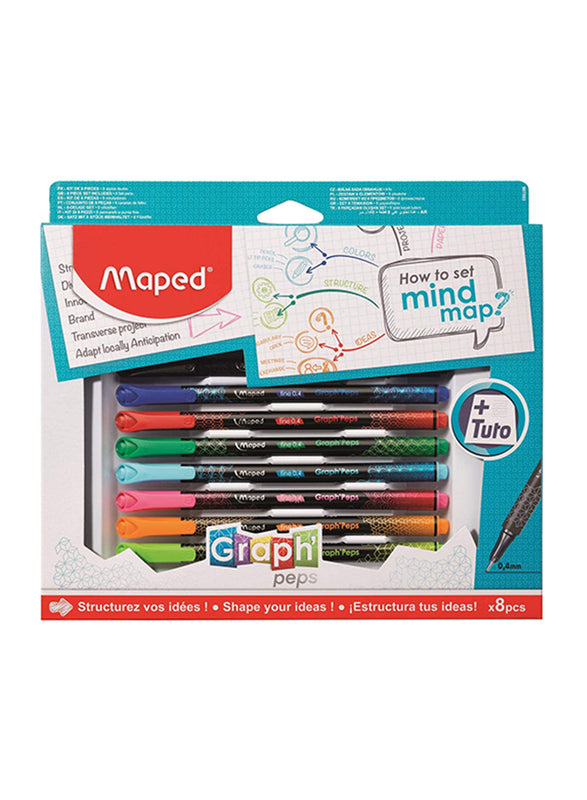 Maped How To Mind Map Set 8 Pcs MD-897553