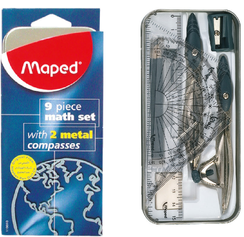 Maped, M.Set Cosmic Study Geometry 9pcs Set MD-193115