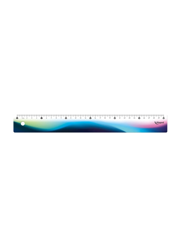 Maped, Ruler Night Fall 30cm Bls=1Pc MD-245011