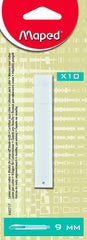 Maped, Cutter Blades 9mm bls=10Pcs MD-640717
