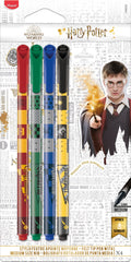 Maped, Felt Tip Pen Harry Potter Pac=4 col MD-749600