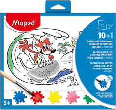 Maped, Photo Colouring All in One 10Pcs+1 Brush MD-831225