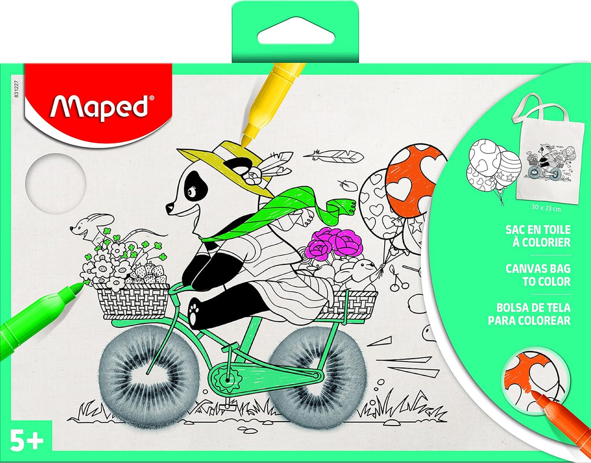 Maped, Photo Colouring Tote Bag to Color 1Pc MD-831227