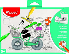 Maped, Photo Colouring Tote Bag to Color 1Pc MD-831227