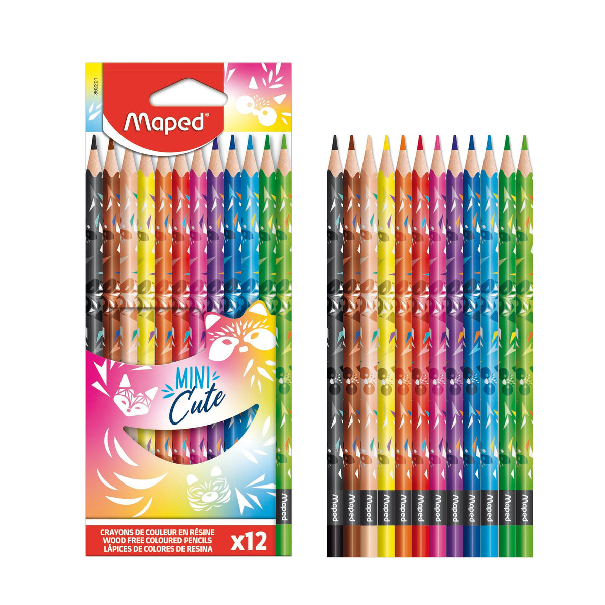 Maped, Color Pencils Mini Cute 12 col MD-862201