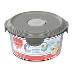 Maped, Picnik Adult Lunch Box Glass Square Grey MD-875905