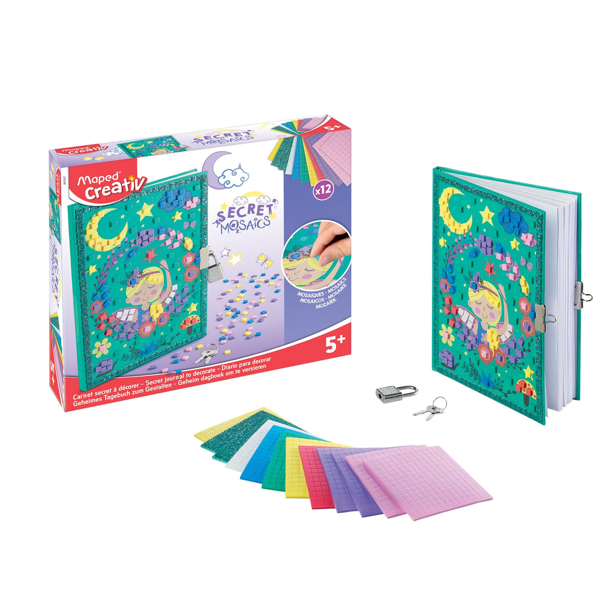 Maped, Creativ Secret Mosaics-Secret Journal MD-907057