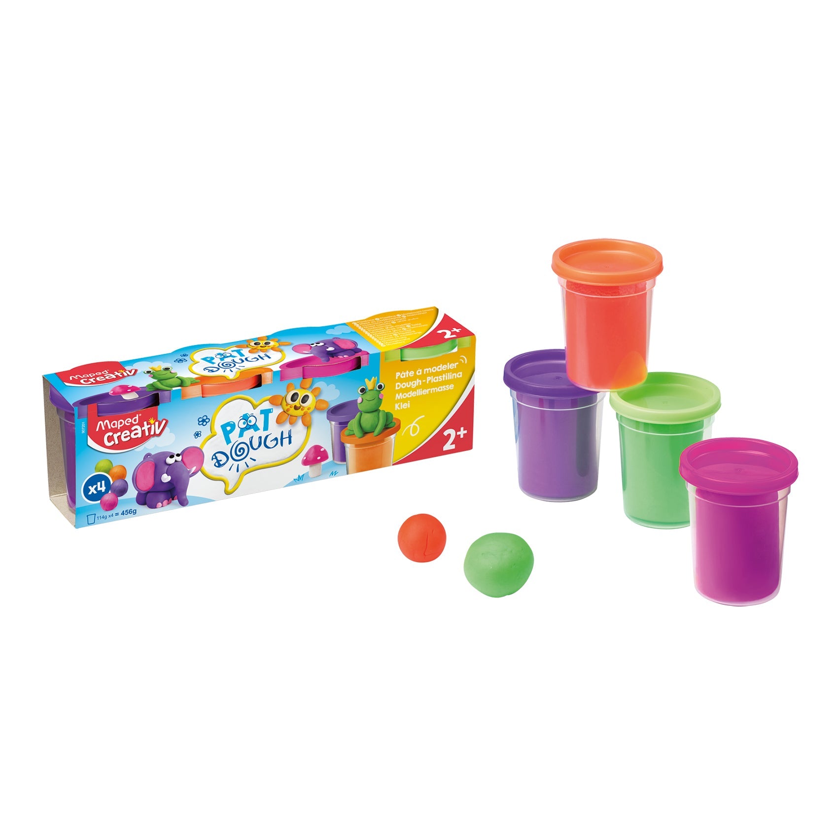 Maped, Creativ Modelling Dough 4 Colors MD-907201